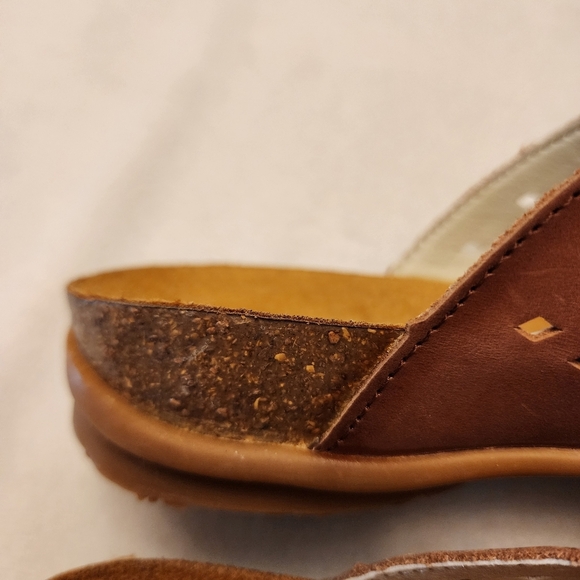 Propet Fiona Brown Leather Slide Sandals 7.5 NWOT - Picture 12 of 13